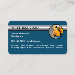 Handyman Unique Business Cards Design