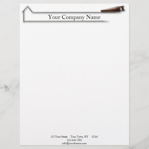 Handyman Wood Saw Business Letterhead Design