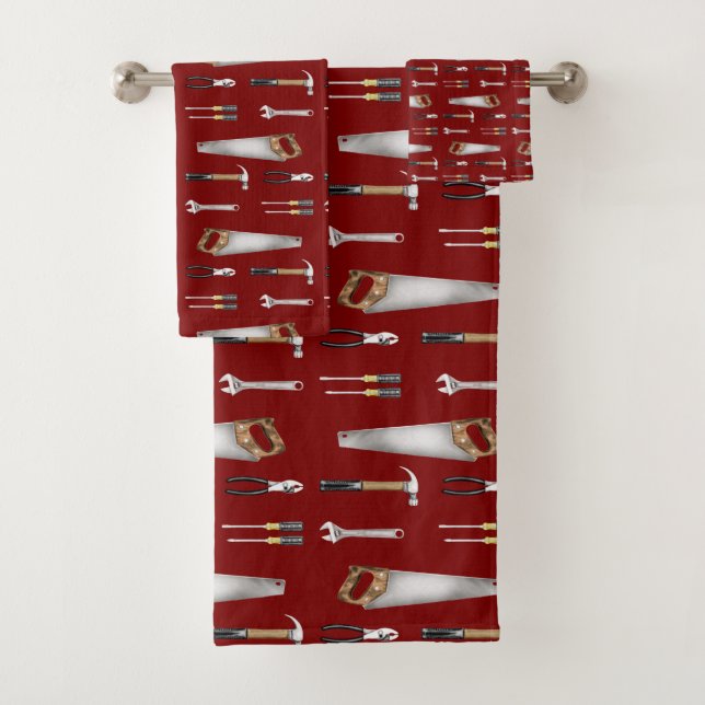 Handyman Work Tools  Bath Towel Set (Insitu)