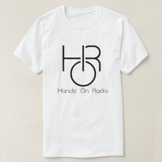 Handz On Radio Men's Black Logo Tee with text