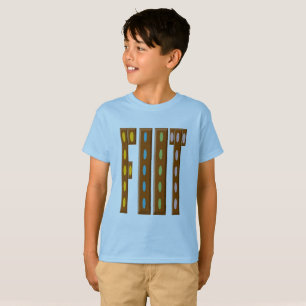 Hanes blue design FOOT SHOCOLAT T SHOES T-Shirt