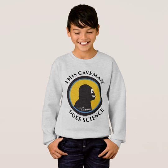 Hanes Comfort Sweatshirt: Science Smart Caveman Sweatshirt