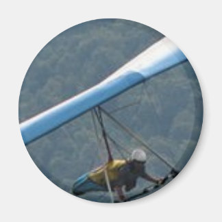 Hang Glding Over a Forest Magnet