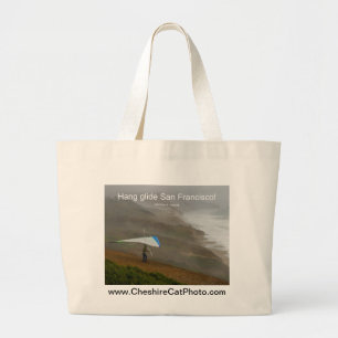 Hang glide San Francisco! California Products Large Tote Bag