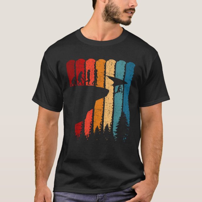 Hang Glider Motiv Evolution Hang Gliding  T-Shirt (Front)
