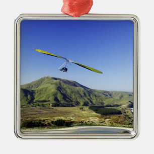 Hang Glider, Otago Peninsula, near Dunedin, Metal Tree Decoration