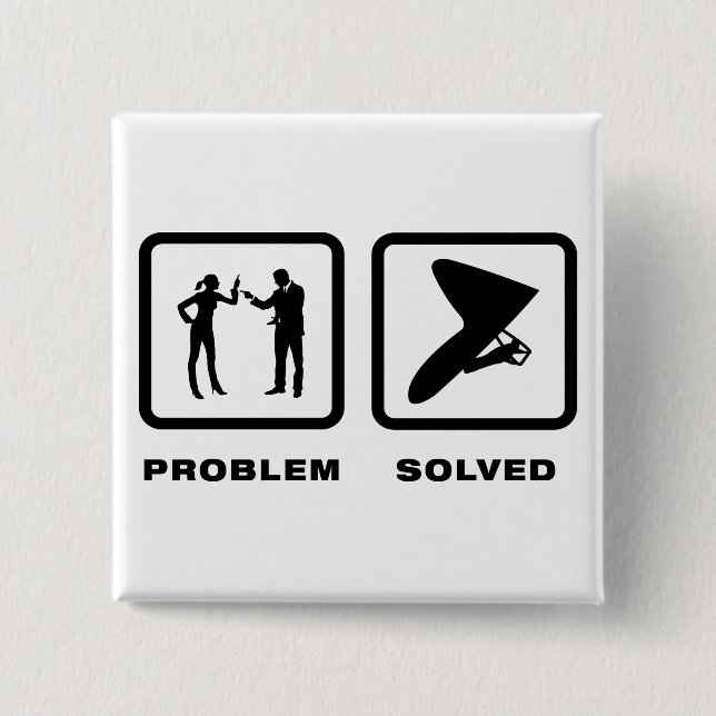 Hang Gliding 15 Cm Square Badge (Front)