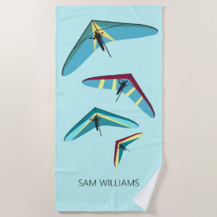 Hang Gliding Beach Towel