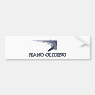 Hang Gliding Bumper Sticker