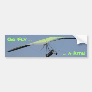 Hang gliding bumper sticker