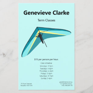 Hang Gliding Flyer