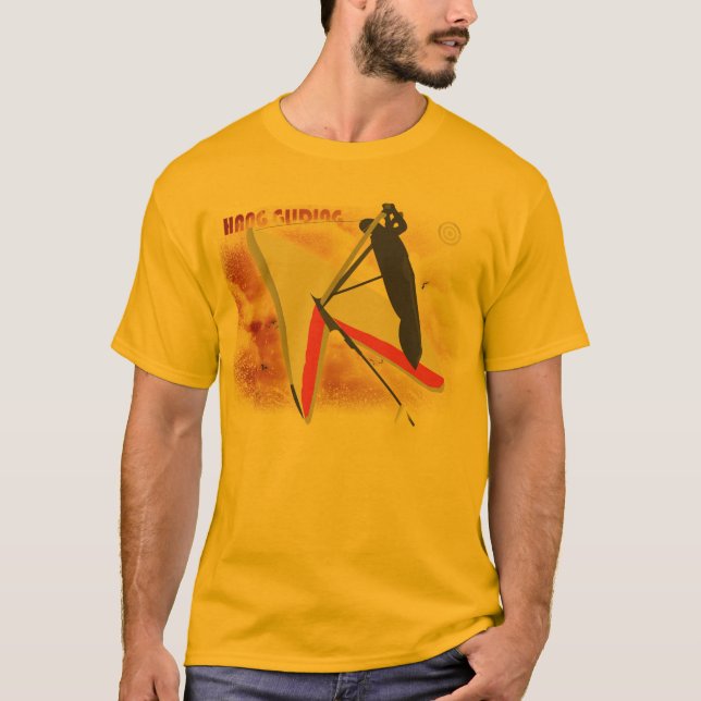 Hang Gliding Looping Center T-Shirt (Front)
