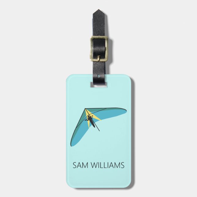 Hang Gliding Luggage Tag (Front Vertical)