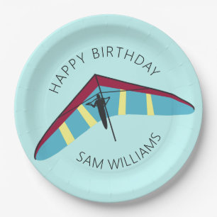 Hang Gliding Paper Plate
