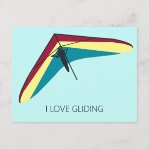 Hang Gliding Postcard