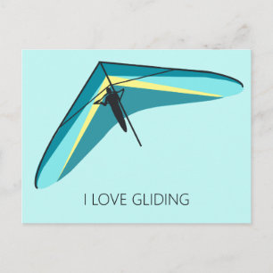 Hang Gliding Postcard