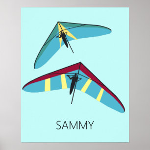 Hang Gliding Poster