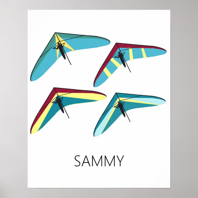 Hang Gliding Poster (Front)