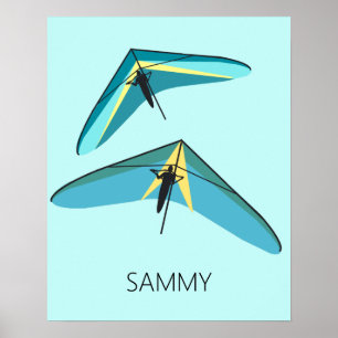 Hang Gliding Poster