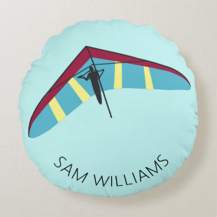 Hang Gliding Round Cushion
