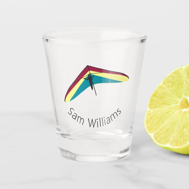 Hang Gliding Shot Glass (Front)