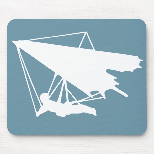 hang gliding silhouette mouse mat (Front)
