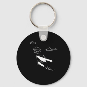 Hang Gliding Sky Hang Glider Extreme Sports Gift Key Ring