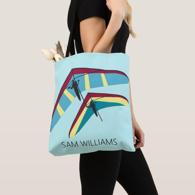 Hang Gliding Tote Bag (Close Up)