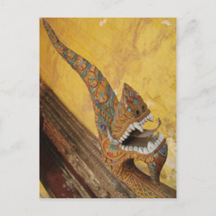 Hang Hod ... Naga in Vientiane, Laos Postcard