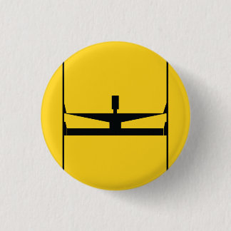 Hang in there ! 3 cm round badge