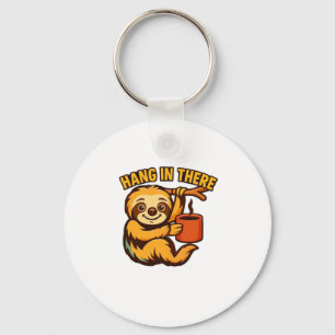 Hang in there baby sloth Classic T-Shirt Key Ring