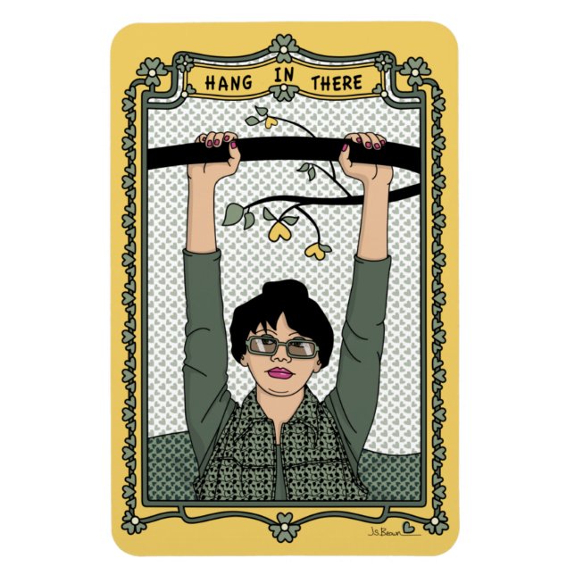 Hang In There_C_4x6 Refrigerator Magnet (Vertical)