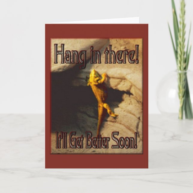 hang in there card (Front)