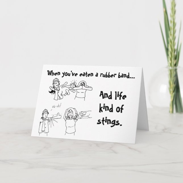 Hang In There Card (Front)