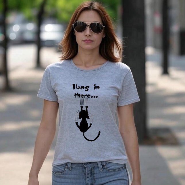 Hang in There Cat T-Shirt (Creator Uploaded)