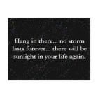 Hang in there Encouraging Quote