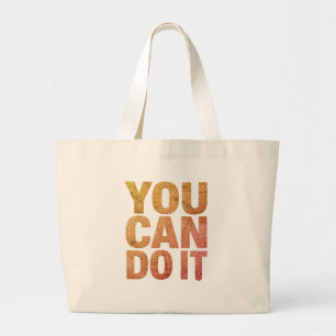 Hang in There Large Tote Bag