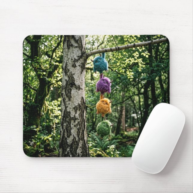 Hang In There Mouse Mat (With Mouse)