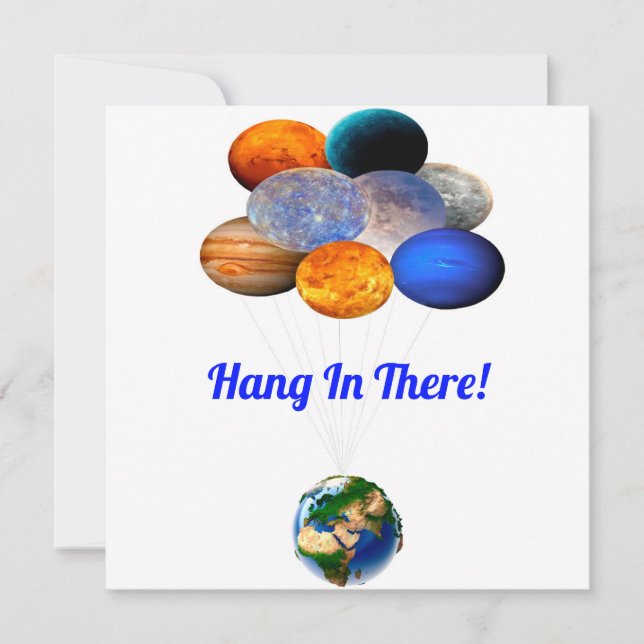 Hang in There Notecard  (Front)