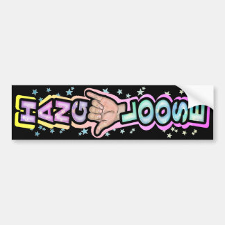 Hang loose bumper sticker