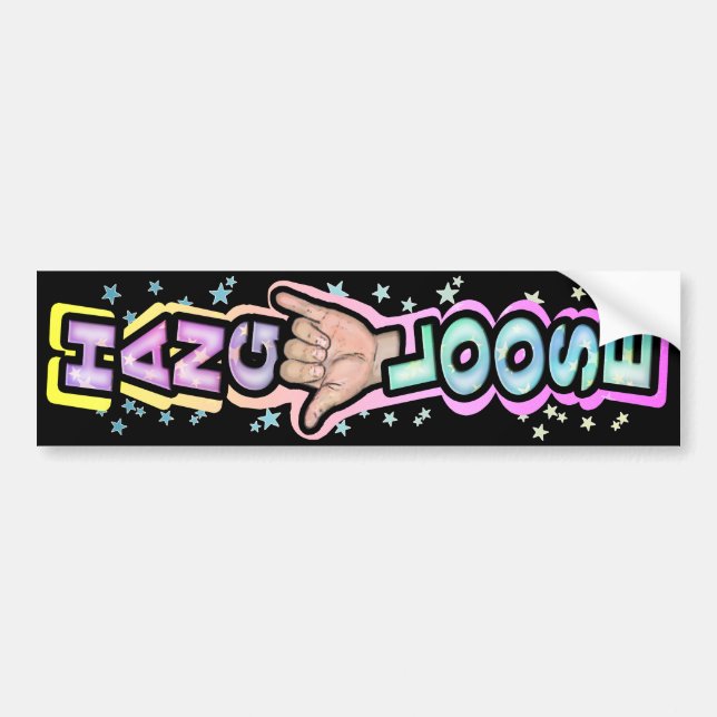Hang loose bumper sticker (Front)