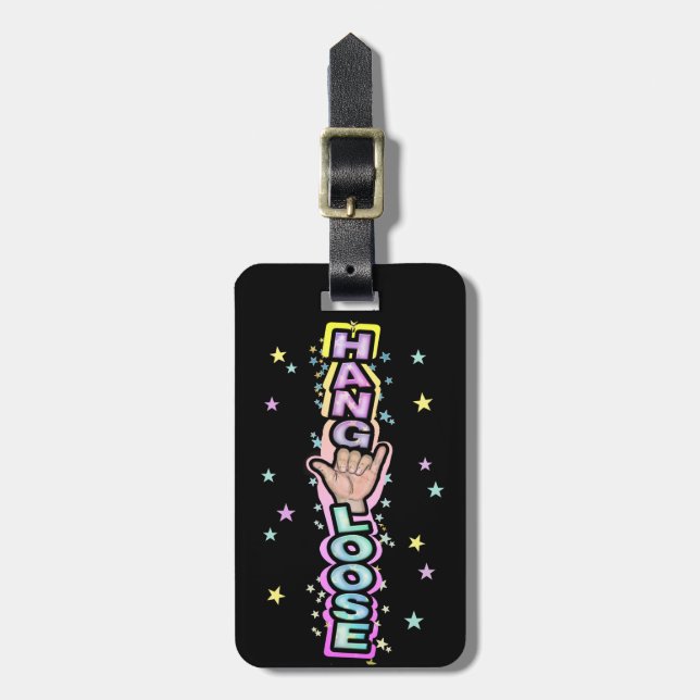 Hang Loose Luggage Tag (Front Vertical)