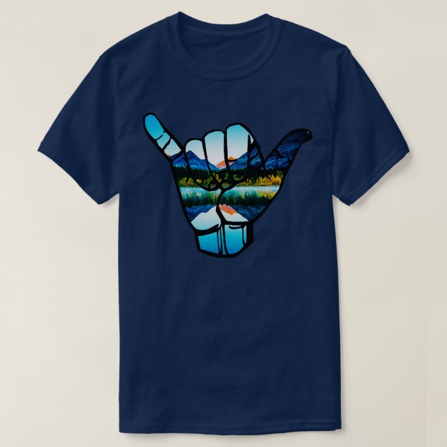 Hang Loose   Mountains  T-Shirt (Design Front)