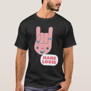 Hang Loose Shaka Hand Kawaii Surfer Hawaii Aloha S T-Shirt