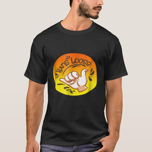 Hang loose shaka surf T-Shirt (Front)