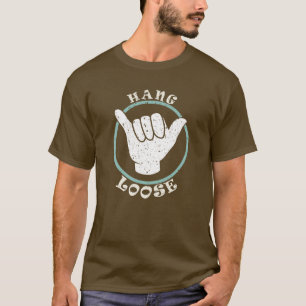 Hang Loose Shaka Tee: Minimalist Surf Style T-Shirt