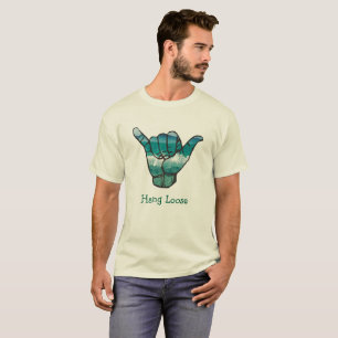 Hang Loose Shaka Tiki God T-Shirt