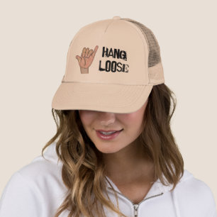 Hang loose trucker hat