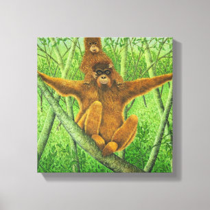 Hang on in there canvas print