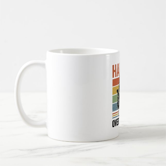  Hang On Let Me Overthink This Funny Retro  Coffee Mug (Left)